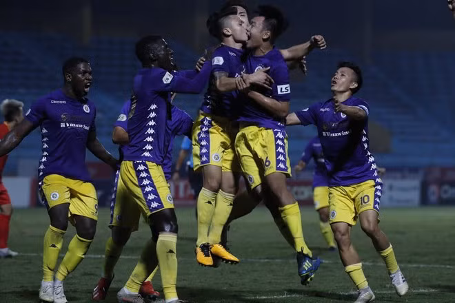 CLB Hà Nội có lối chơi hấp dẫn. ẢNH: MINH TÚ