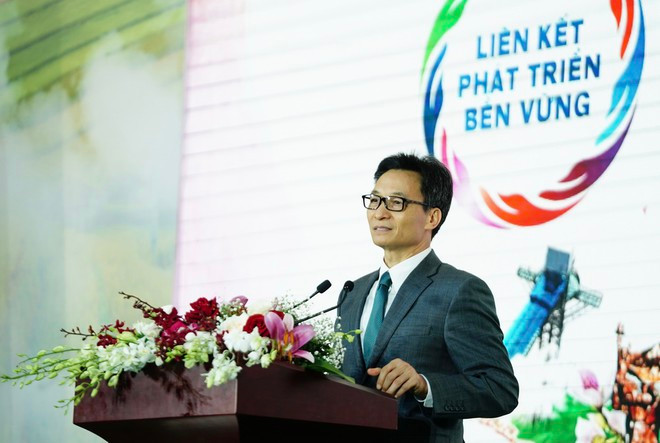 Phó thủ tướng Vũ Đức Đam phát biểu tại Hội nghị. TRẦN CƯỜNG