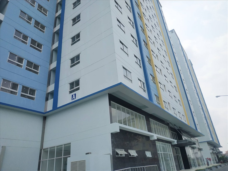 Một chung cư - nhà ở xã hội ở quận Bình Tân, TPHCM. Ảnh: Hữu Huy