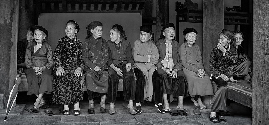 Bức ảnh chụp tại Đường Lâm - Ảnh: LÊ HỒNG LINH