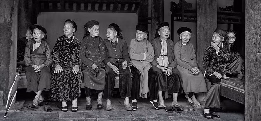 Bức ảnh chụp tại Đường Lâm - Ảnh: LÊ HỒNG LINH