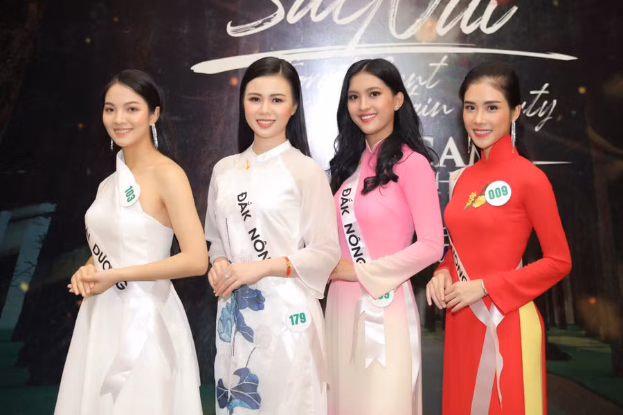 Dàn thí sinh Miss Tourism Vietnam 2020