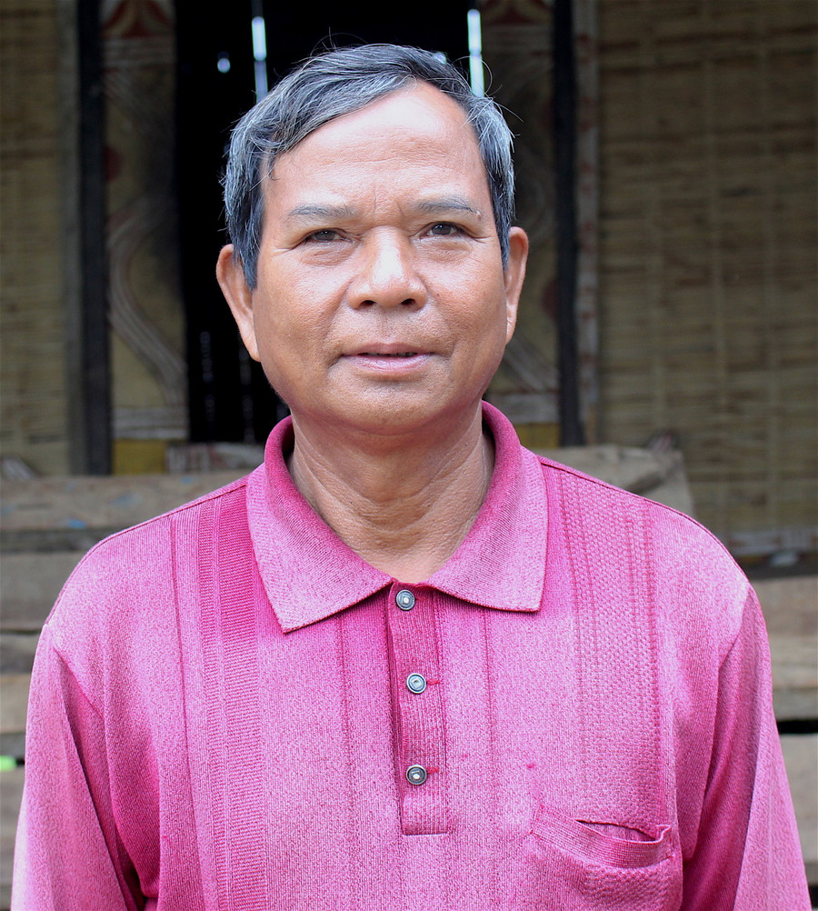 Ông Đinh Keo (thị trấn Kông Chro, huyện Kông Chro) cho rằng, các ý kiến của đại biểu Khắp đều đi thẳng vào những vấn đề mà cử tri đang trăn trở. Ảnh: M.T