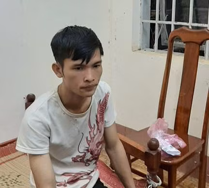 Lê Văn Thành tại cơ quan công an