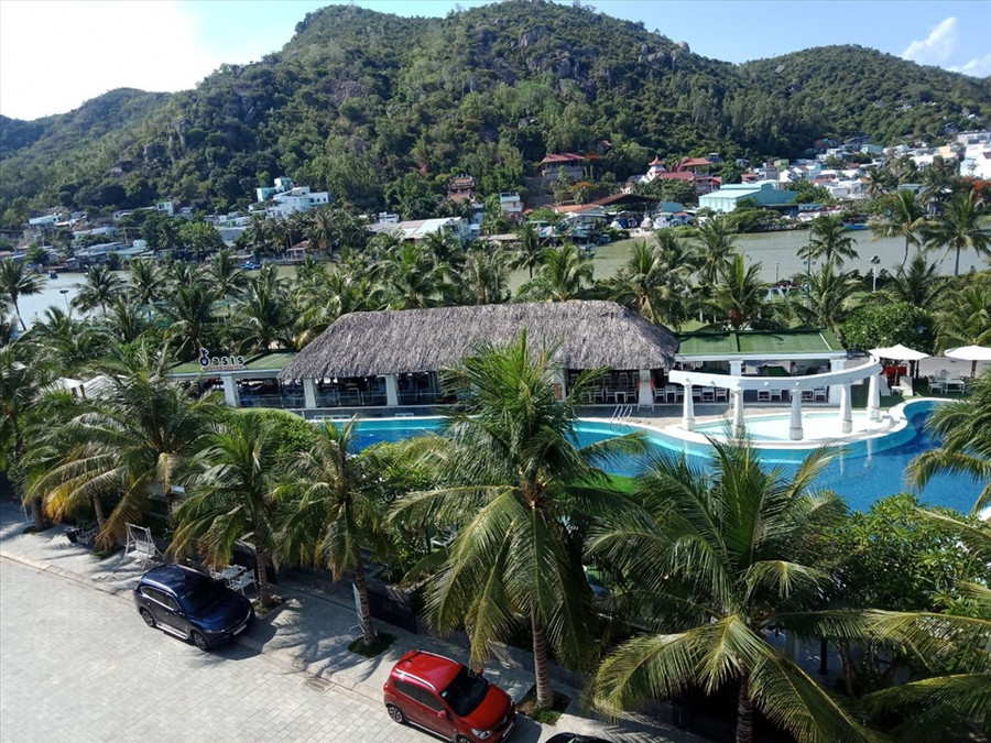 Một điểm du lịch vắng hoe khách ở Nha Trang, Khánh Hòa.