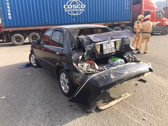 Lực lượng công an tại hiện trường