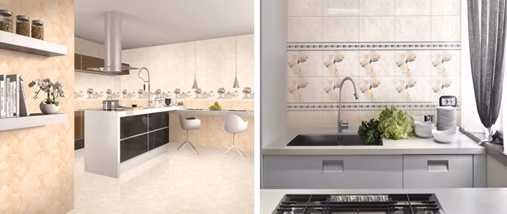 Tường gạch trơn là một trong những thiết kế nội thất được ứng dụng rộng rãi bởi tính thẩm mỹ lại dễ dàng vệ sinh. Đồ họa: Kim Nhung