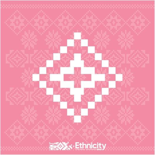 Một họa tiết thổ cẩm được giới thiệu qua hình thức mỹ thuật số hóa. (Nguồn: Facebook Ethnicity)