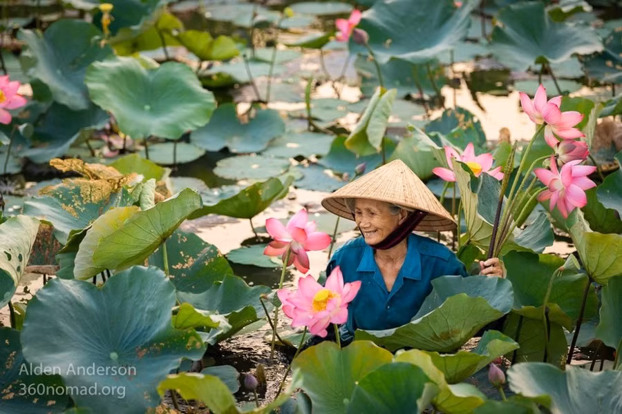 Trong suốt những tháng ngày ở Việt Nam, Alden Anderson đã đi khắp nơi và chụp lại chân dung những con người đặc biệt mà anh bắt gặp. 