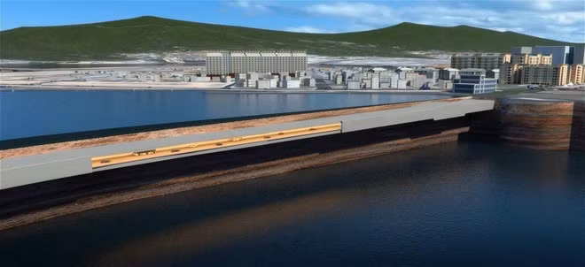 Phương án công trình vượt sông Hàn đoạn từ Đống Đa - Trần Phú sang Vân Đồn - Trần Hưng Đạo. ẢNH: NGUYỄN TÚ