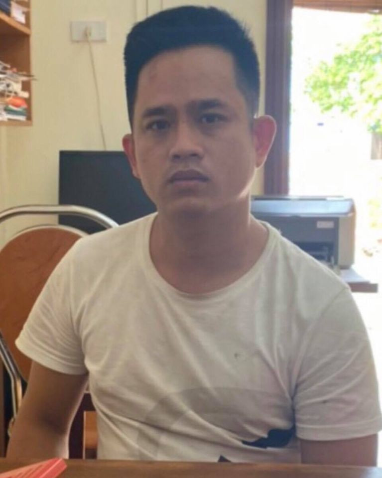 Đối tượng Nguyễn Văn Chiến đã bị bắt giữ. Ảnh: Văn Ngọc Đối tượng Chiến đã bị bắt giữ. Ảnh: Văn Ngọc