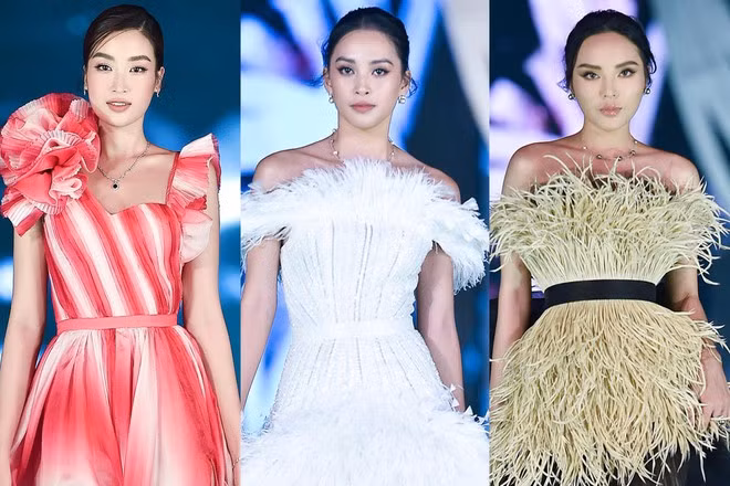 Dàn người đẹp thể hiện kỹ năng trình diễn trên sân khấu Người đẹp thời trang ẢNH: BTC