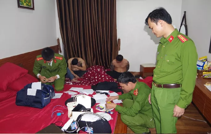 Công an đã thu giữ nhiều tang vật liên quan