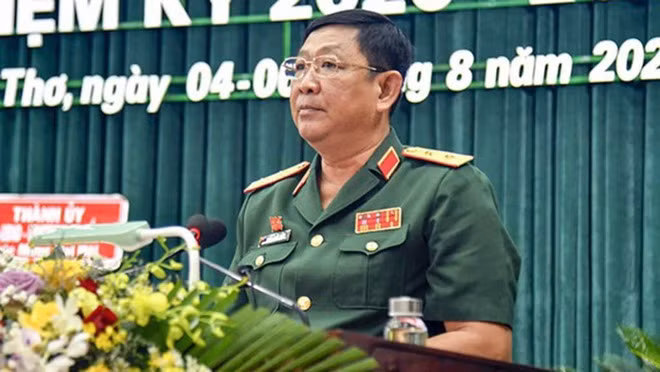 Trung tướng Huỳnh Chiến Thắng. Ảnh QĐND