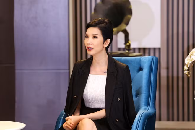 Nữ siêu mẫu cho rằng nếu đến với nghề để mơ ước có nhà lầu xe hơi, để bản thân thật sang chảnh thì rất dễ sa ngã ẢNH: BTC