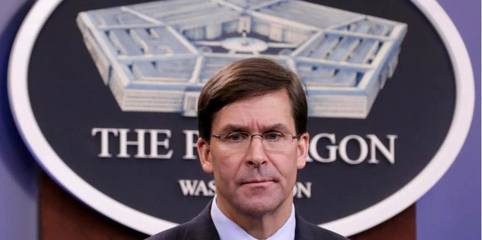 Bộ trưởng Quốc phòng Mark Esper. Ảnh: Reuters