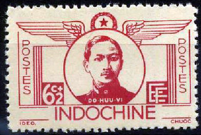 Tem in ảnh Đỗ Hữu Vị phát hành ở Đông Dương - Ảnh: Tư liệu Tem in ảnh Đỗ Hữu Vị phát hành ở Đông Dương - Ảnh: Tư liệu