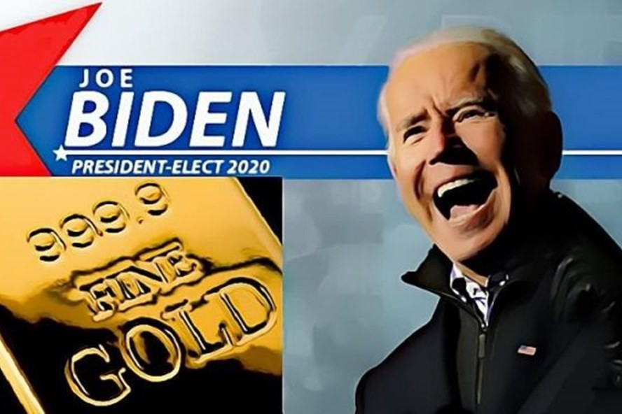 Ông Joe Biden đắc cử tác động đến giá vàng. Ảnh: See News