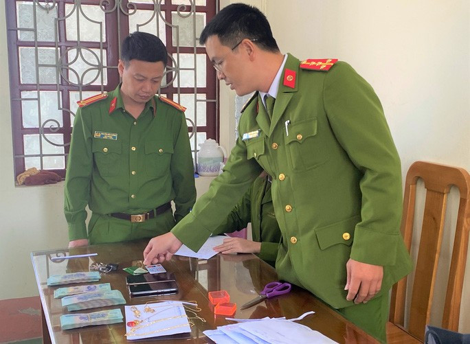 Số tài sản được công an nhanh chóng thu giữ