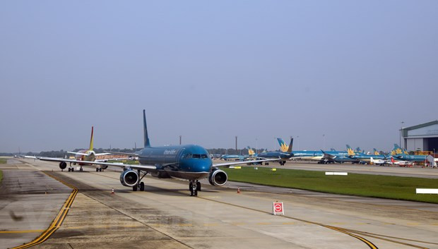 Chính phủ các nước đã có nhiều gói chính sách để hỗ trợ các hãng hàng không vượt qua giai đoạn khó khăn trước ảnh hưởng của dịch COVID-19. (Ảnh: Huy Hùng/Vietnam+)
