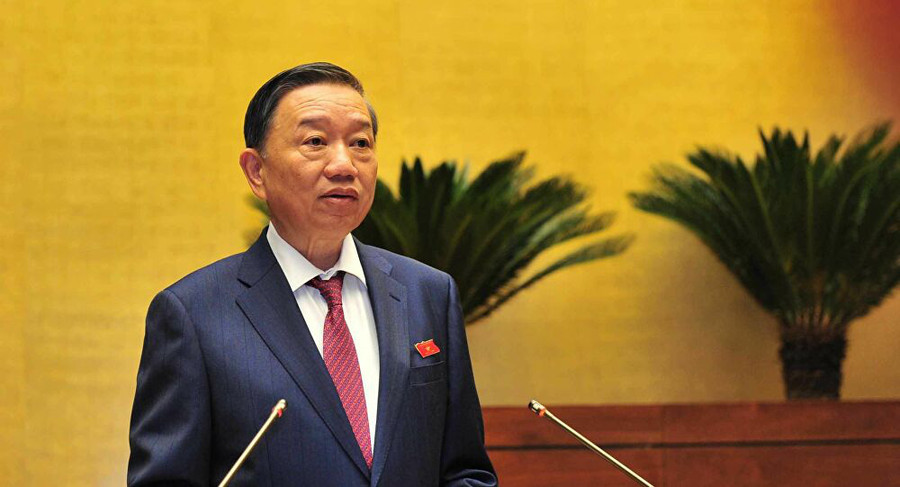 Bộ trưởng Tô Lâm  Bộ trưởng Tô Lâm