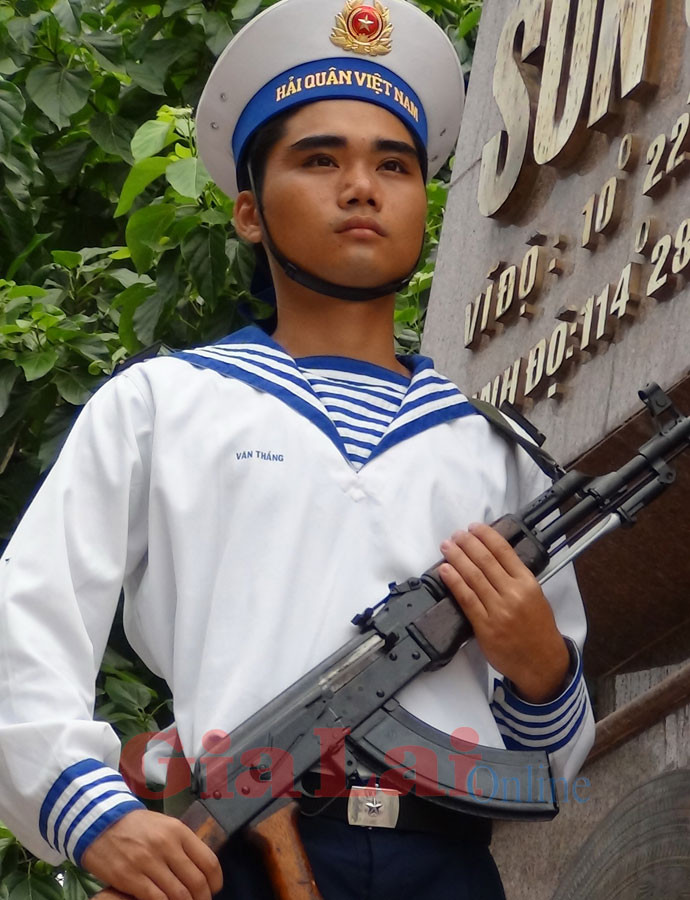 Canh cột mốc Sơn Ca. Ảnh: Mai Thắng Canh cột mốc Sơn Ca. Ảnh: Mai Thắng