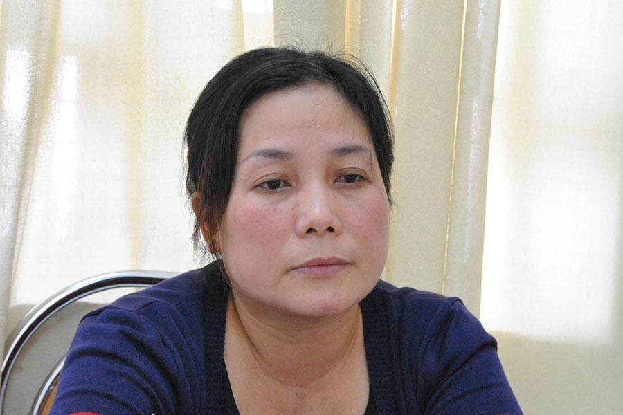 Đối tượng Bạch Thị Kim Loan. Ảnh: Lê Ánh  Đối tượng Bạch Thị Kim Loan. Ảnh: Lê Ánh