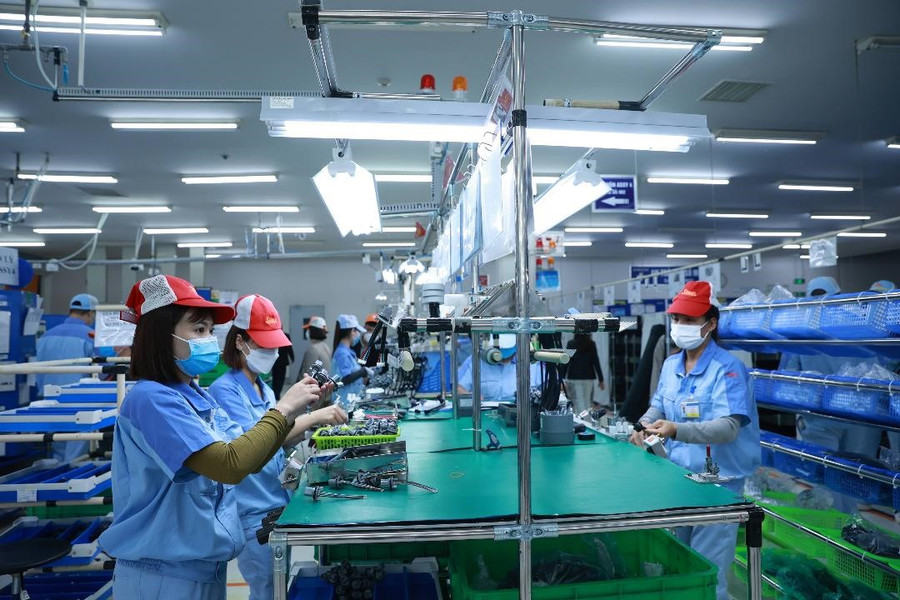  Công nhân Công ty Stanley Việt Nam. Ảnh: Hải Nguyễn