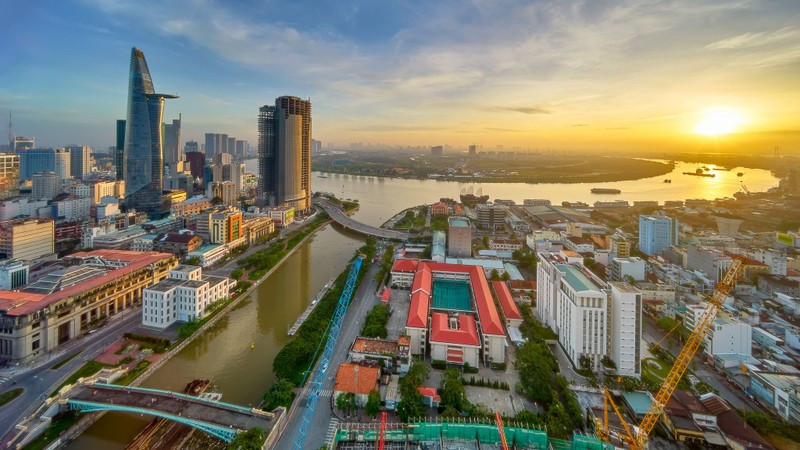 Một góc TP. Hồ Chí Minh. Ảnh: Trần Minh Dũng/nhandan