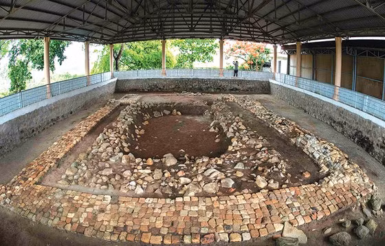 Gò Cây Thị B – một phần trong khu di tích Óc Eo – Ba Thê ở An Giang. Ảnh: CTV Gò Cây Thị B – một phần trong khu di tích Óc Eo – Ba Thê ở An Giang. Ảnh: CTV