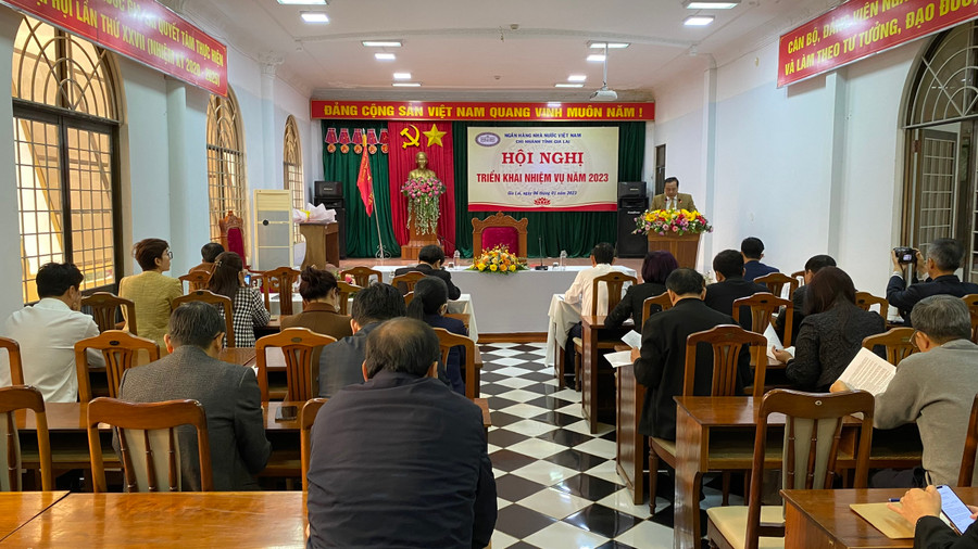 Quang cảnh Hội nghị triển khai nhiệm vụ năm 2023. Ảnh: Sơn Ca.