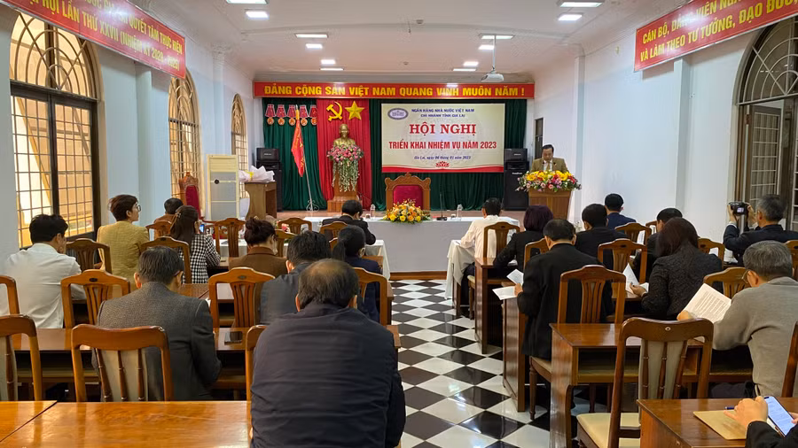 Quang cảnh Hội nghị triển khai nhiệm vụ năm 2023. Ảnh: Sơn Ca.