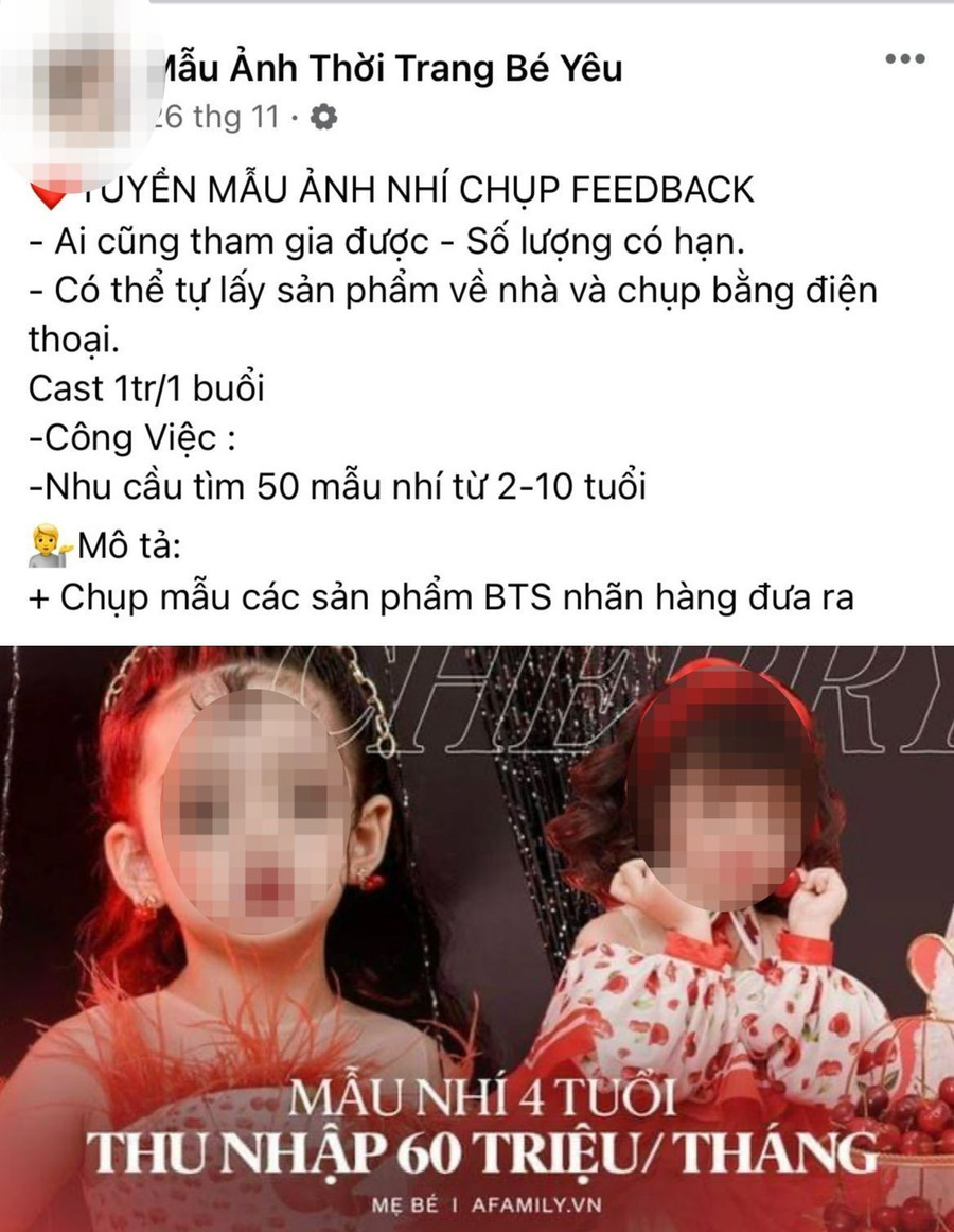 Trang Facebook bị nhiều phụ huynh tố lừa đảo. Ảnh: Chụp màn hình