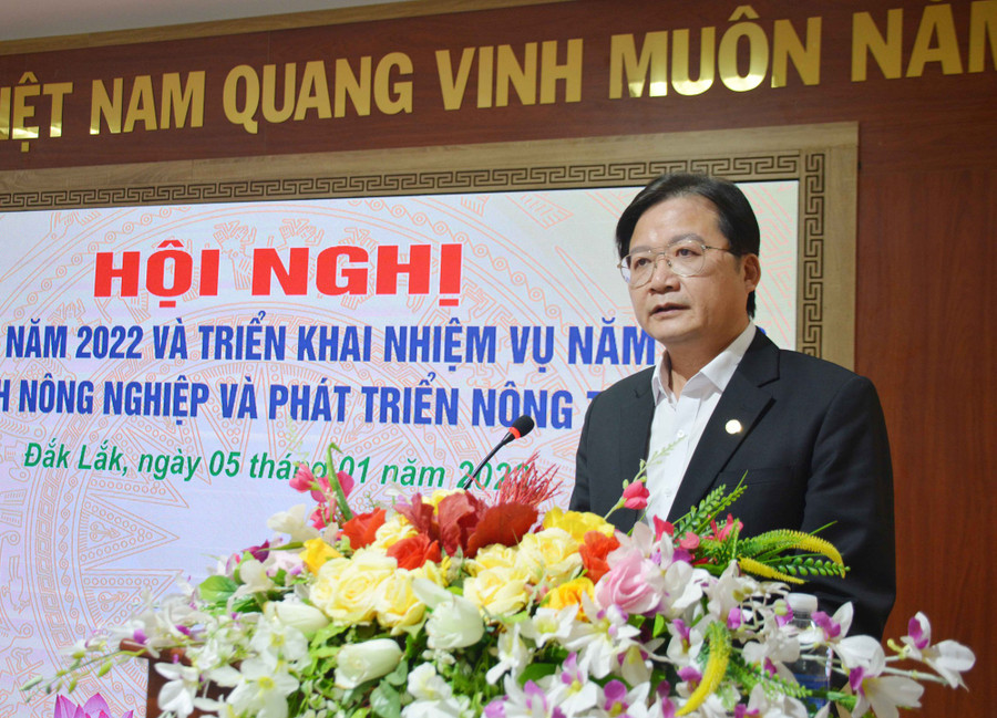 Ông Nguyễn Hoài Dương, Giám đốc Sở NNPTNT tỉnh Đắk Lắk cho biết ngành NNPTNT đã duy trì tốc độ tăng trưởng năm 2022 là 5,66%, cao gấp 1,8 lần so với bình quân chung cả nước.