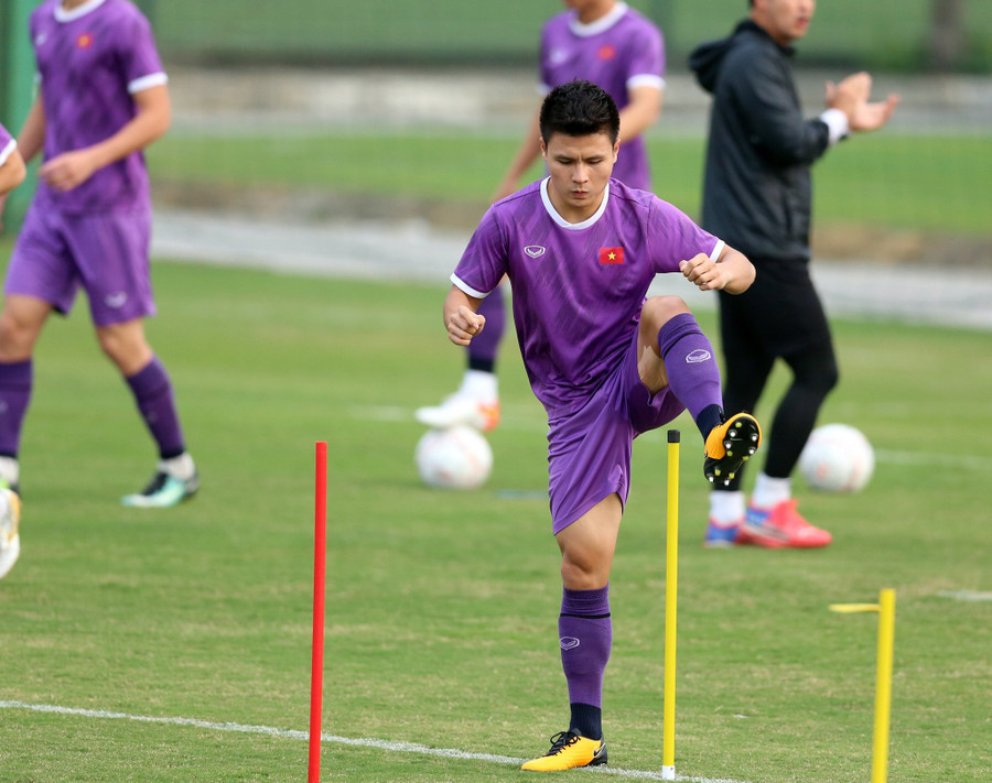 Quang Hải trở lại là tin vui cho tuyển Việt Nam. Ảnh: Độc Lập