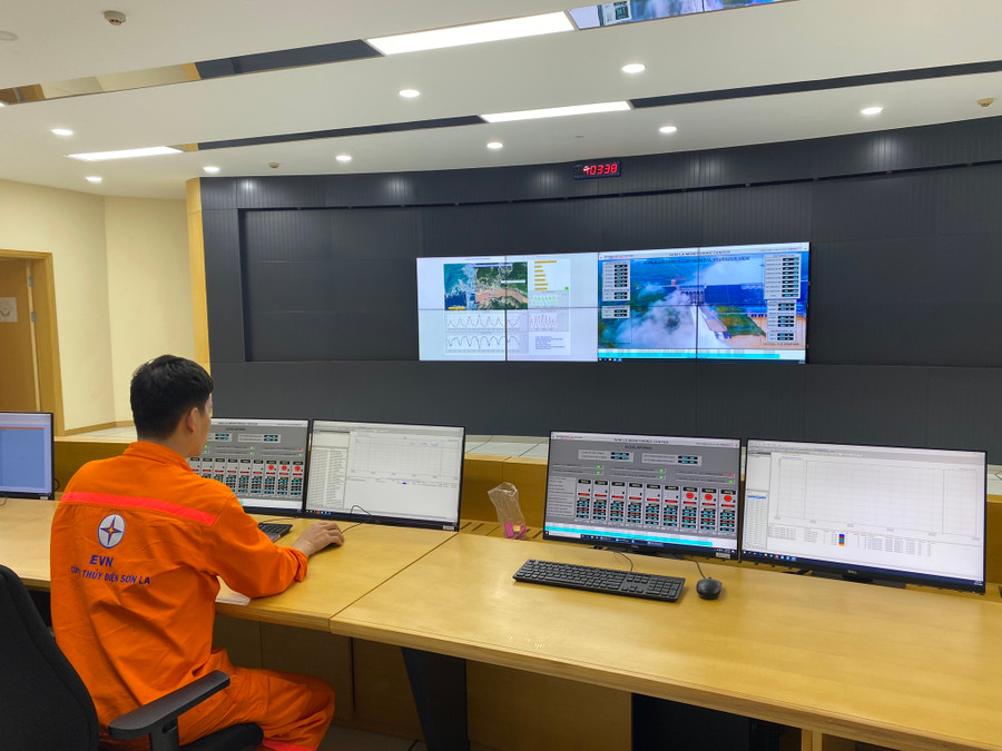 Công trình thiết kế và cấu hình Trung tâm Kiểm soát an toàn công trình trên bậc thang thủy điện Sông Đà. Ảnh: BTC  Công trình thiết kế và cấu hình Trung tâm Kiểm soát an toàn công trình trên bậc thang thủy điện Sông Đà. Ảnh: BTC
