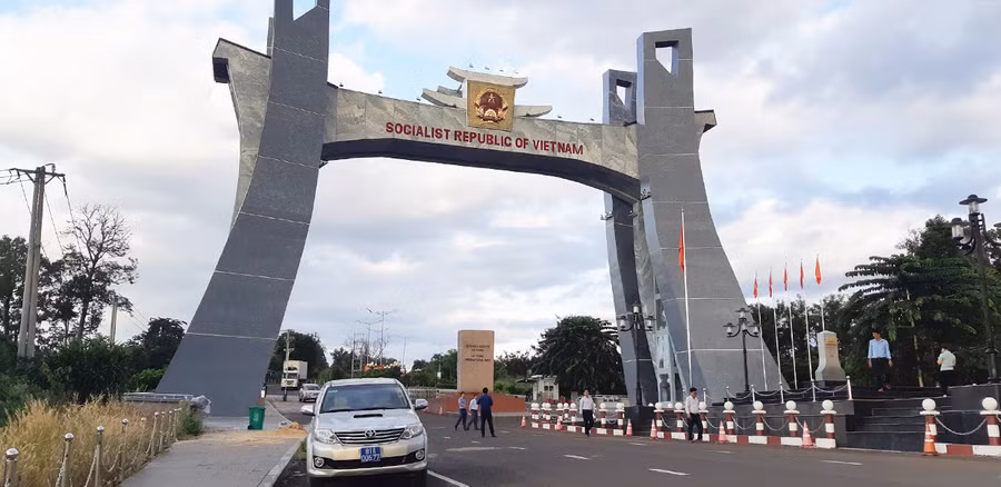 Cửa khẩu Quốc tế Lệ Thanh. Ảnh: Duy Lê Ảnh: Duy Lê