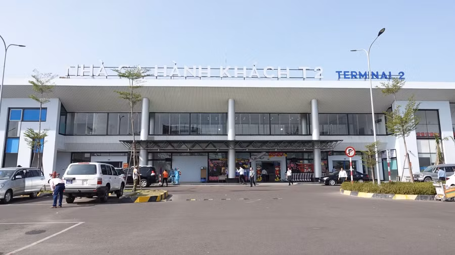 Nhà ga T2 của sân bay Phù Cát. Ảnh: Hoàng Trọng