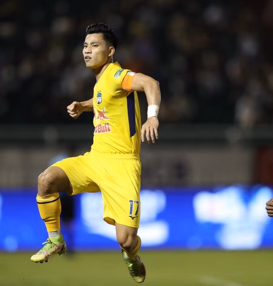 Vũ Văn Thanh chính thức rời HAGL để khoác áo đội bóng mới ở mùa giải 2023. Ảnh: CLB HAGL