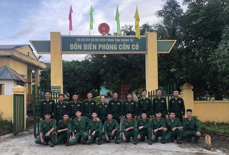 Cán bộ chiến sĩ tại Đồn Biên phòng Cồn Cỏ luôn đảm bảo cho an ninh biên giới trên hòn đảo tiền tiêu.