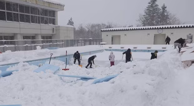 Ý tưởng sản xuất điện từ tuyết được coi là một nguồn điện thân thiện với môi trường, chi phí thấp và an toàn. Ảnh: Kyodo