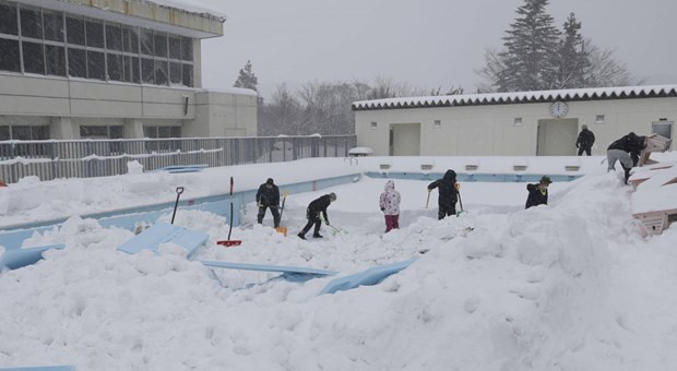 Ý tưởng sản xuất điện từ tuyết được coi là một nguồn điện thân thiện với môi trường, chi phí thấp và an toàn. Ảnh: Kyodo