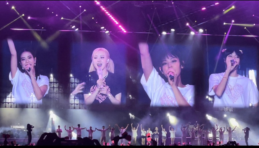  Concert đầu tiên mở đầu cho chuyến lưu diễn Châu Á của Blackpink diễn ra thành công. Ảnh: Twitter