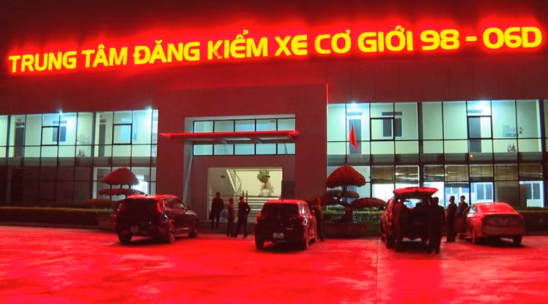 Trung tâm đăng kiểm xe cơ giới 98-06D tỉnh Bắc Giang.
