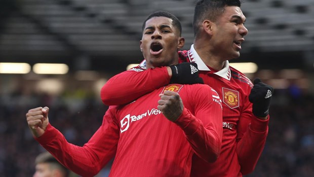 Rashford cùng đồng đội thắng trận thứ 9 liên tiếp. Nguồn: Reuters