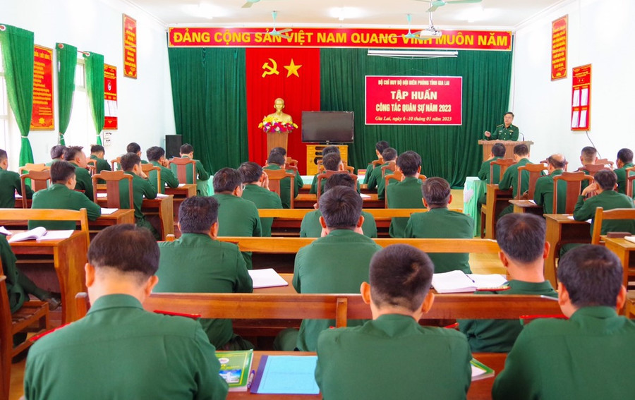 Quang cảnh lớp tập huấn. Ảnh: Kiên Quyết