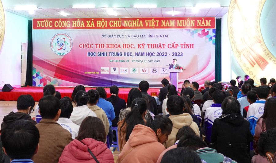 Quang cảnh bế mạc cuộc thi. Ảnh: Mộc Trà