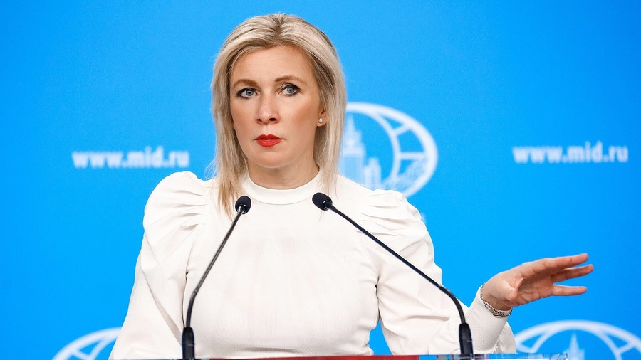 Người phát ngôn Bộ Ngoại giao Nga Maria Zakharova. Ảnh: RT