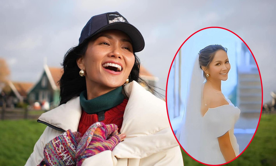 Hình ảnh mới của H'Hen Niê khiến cộng đồng mạng hoài nghi việc cô sắp lên xe hoa. Ảnh: FBNV/Chụp màn hình