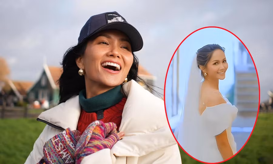 Hình ảnh mới của H'Hen Niê khiến cộng đồng mạng hoài nghi việc cô sắp lên xe hoa. Ảnh: FBNV/Chụp màn hình